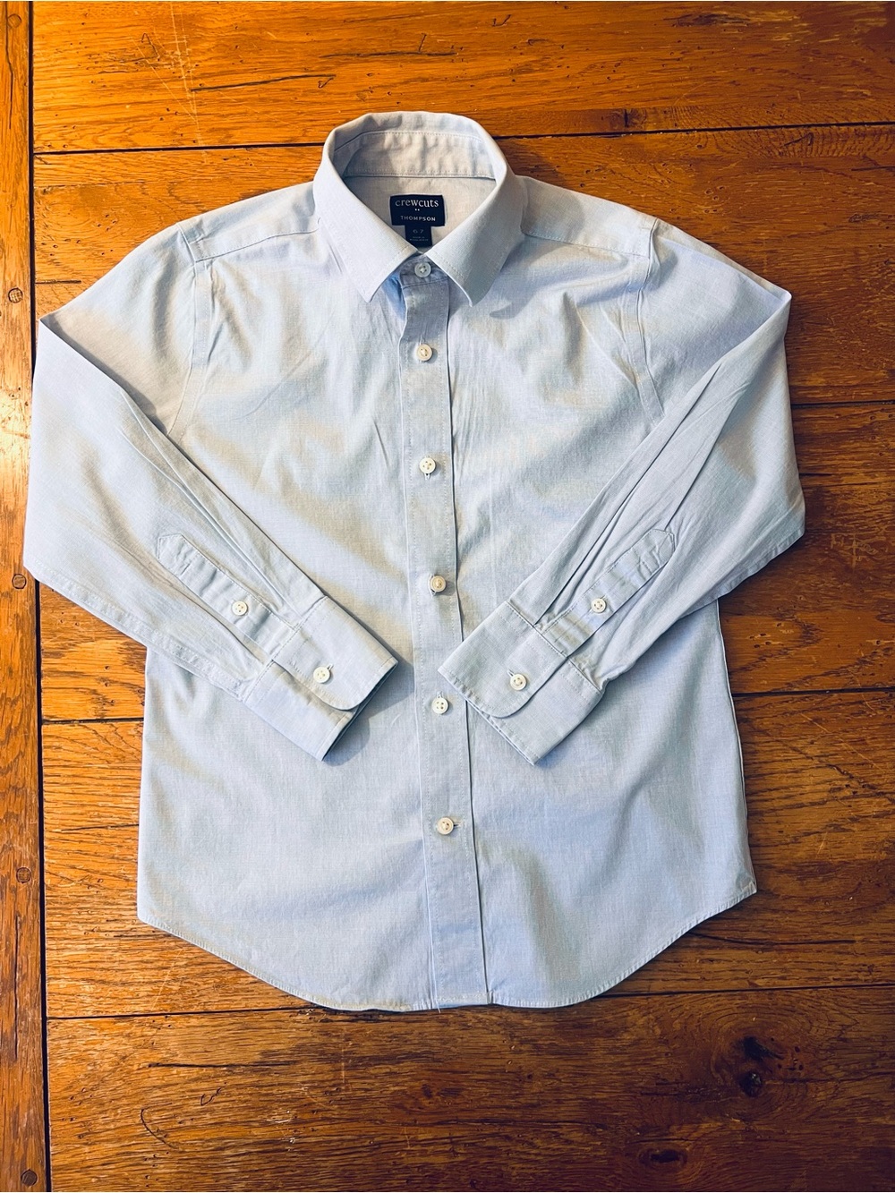 Crewcuts Light Blue Oxford Button-Up Shirt